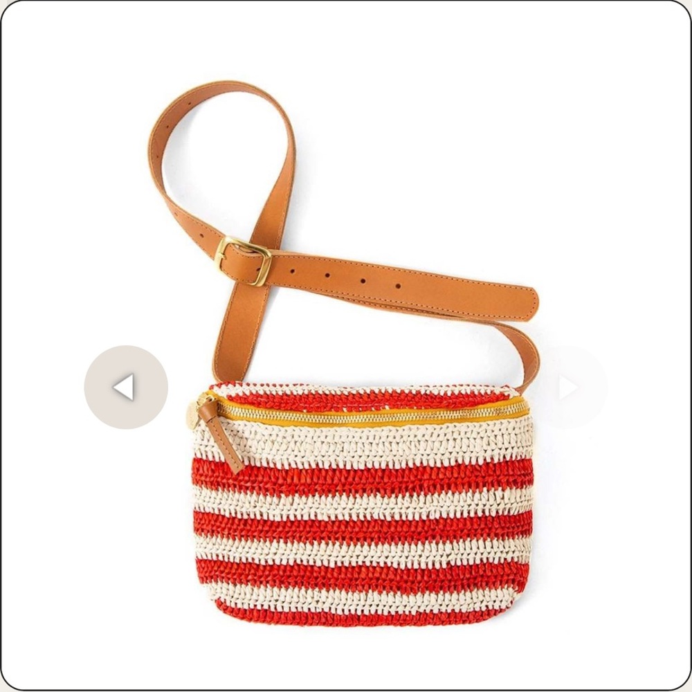 Clare V. Raffia Fanny Pack
